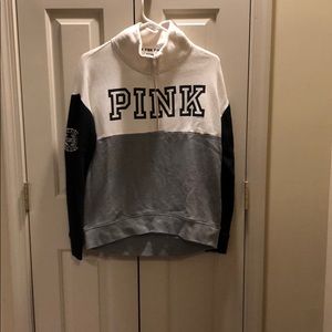 Pink quarter zip
